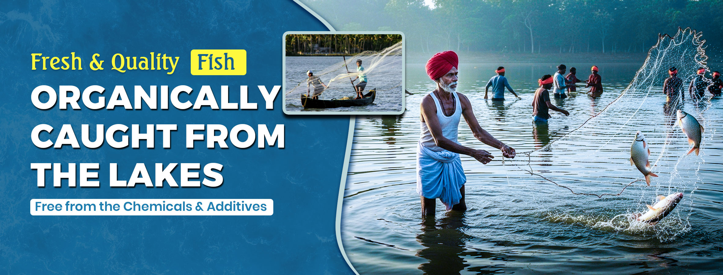 Hygienically Packed Seafood - Fisheaz Banner